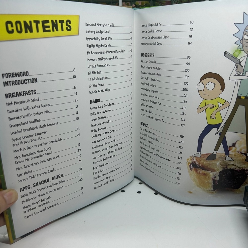 Rick and Morty The Official Cookbook Brand New - Picture 3 of 3
